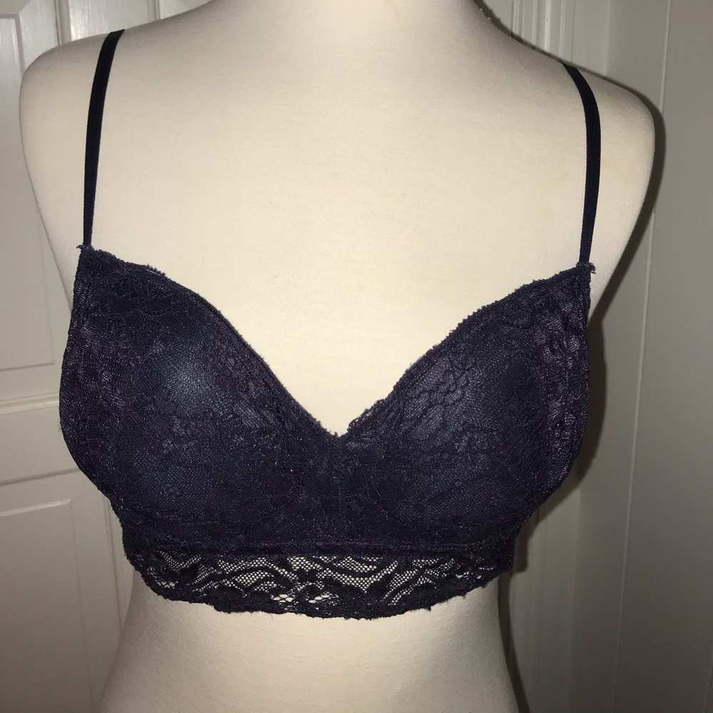 Dark purple/black bra